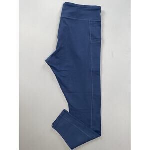 Pact Women's On the Go Pocket Legging Fitted Athletic Pants. Blue, Size XL. NEW!